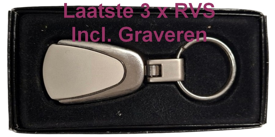 Sleutelhanger BS02 Metaal Laatste 3 OP=OP!!